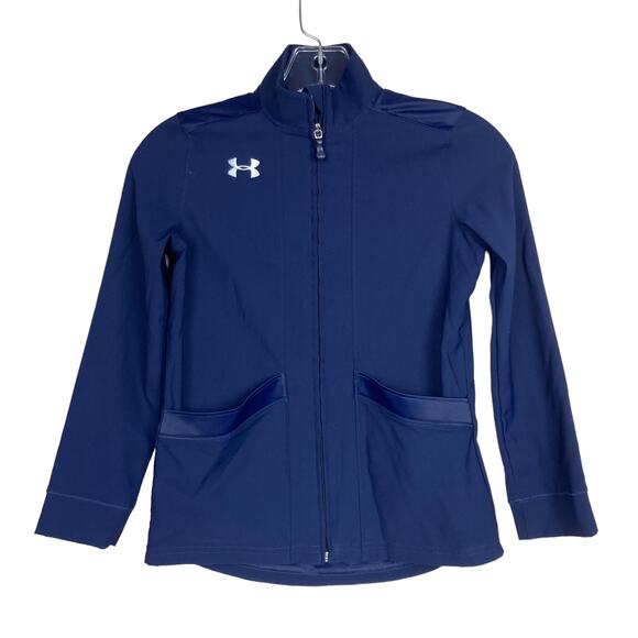 Under Armour Other - Under Armour Blue Full Zip Sz YS